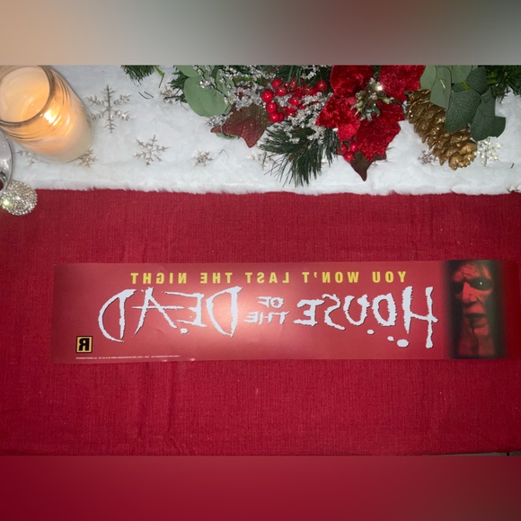 HOUSE OF THE DEAD original movie box office poster 5ix25 in Mylar double side - Picture 2 of 2